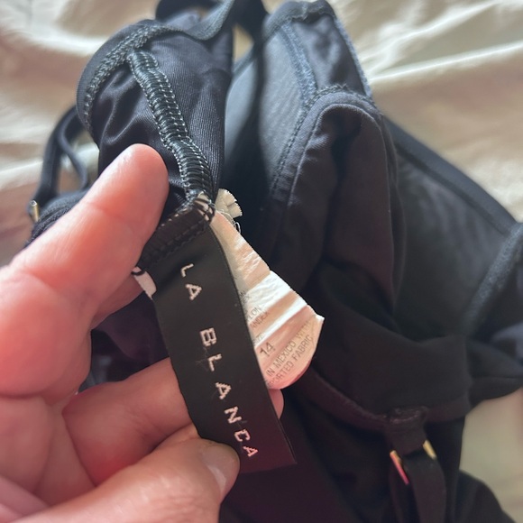 La Blanca Classic Black Swimwear - Picture 2 of 2